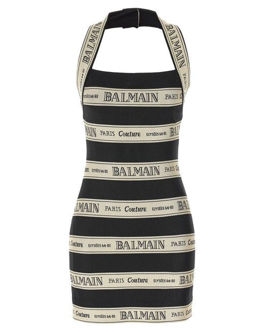 Balmain 'nastro ' Jurk in het Black