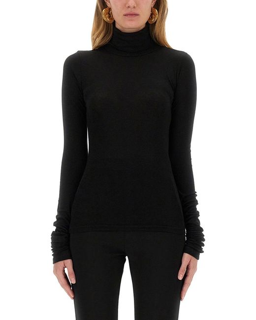 THE GARMENT Black Das Kleidungsstück "Bree Long" Jersey