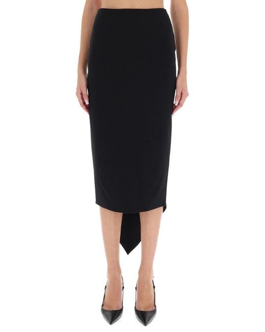 Thelatest Black "Bree" Midi Skirt