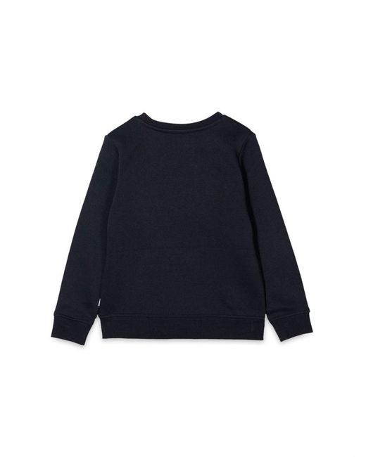 Boss Blue Logo Crewneck Sweatshirt