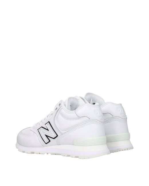 New Balance White Sneakers Juny Watanabe Uomo Pelle Bianco for men