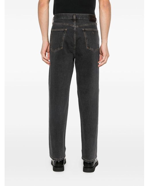 Emporio Armani Black Denim Cotton Jeans for men