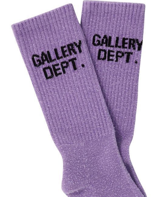 GALLERY DEPT. Galerieabteilung "Crew" Socken in Purple für Herren