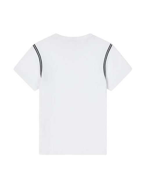 KENZO White Embroidered Cotton T-Shirt "Boke Flower 2.0"