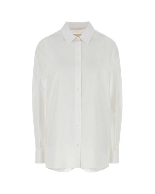 Givenchy White Shirt Split Back Oversized