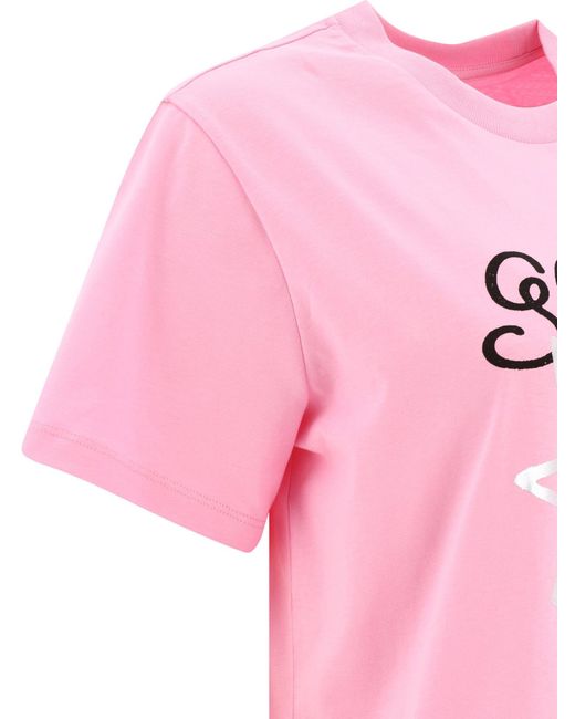 Maglietta di Ganni in Pink