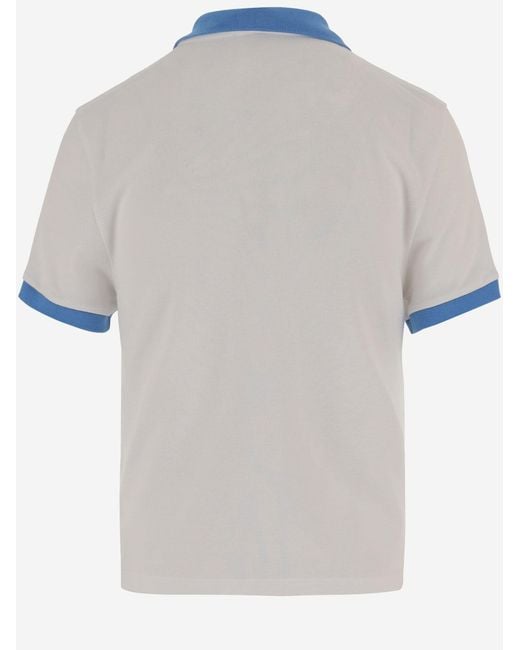 Versace White Polo Shirt Cotton