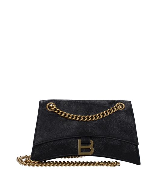 Balenciaga Black Borse A Spalla Donna Pelle Nero for men