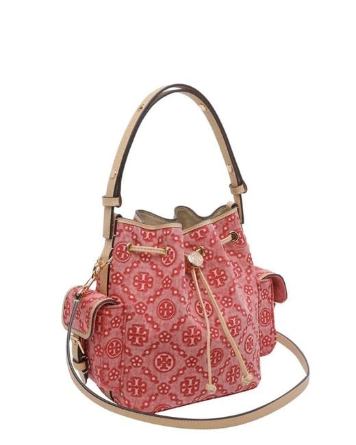 Tory Burch Red T-Monogram Bag
