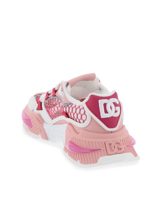 Dolce & Gabbana Airmaster Sneakers in het Pink
