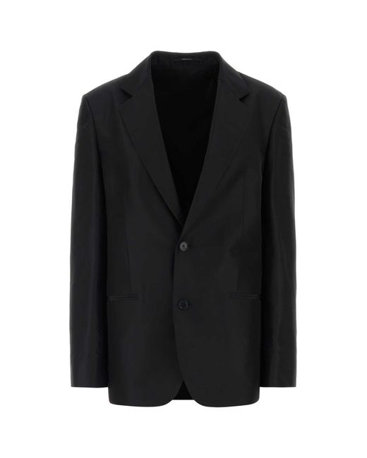 Gucci Black Faille Blazer