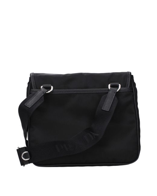 Prada Black Fabric Shoulder Bags
