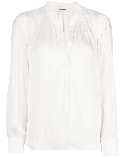 Zadig & Voltaire Black Tink Satin Perm