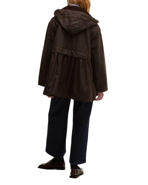 BARBOUR X GANNI Black "Barbour X Gannni" Coat