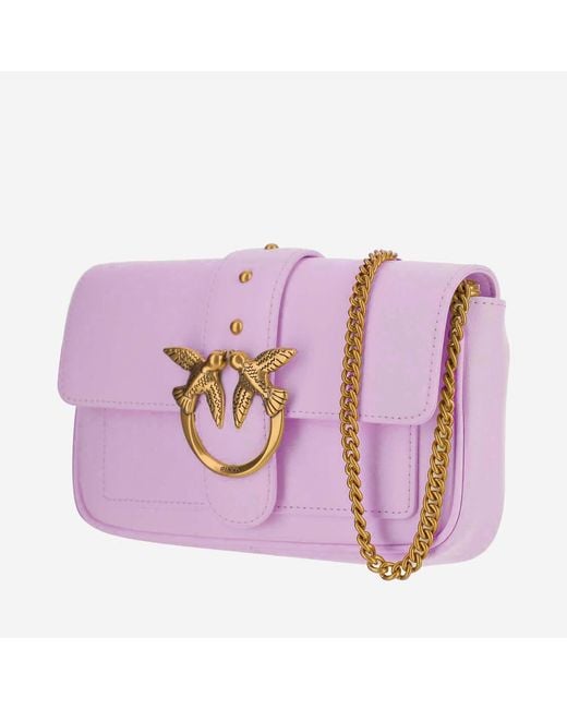 Pinko Purple Love One Pocket Bag