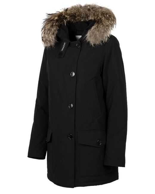 Woolrich Arctic Parka Met Verwijderbare Vacht in het Black