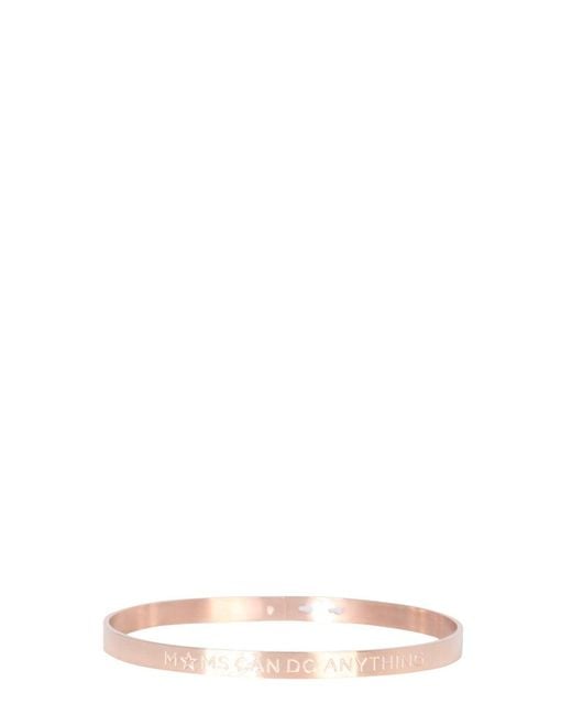 LABEL K White Rigid Bracelet