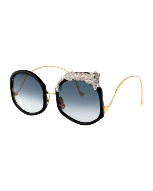 Anna Karin Karlsson Blue Sunglasses Rose Et Le Reve Sun 01
