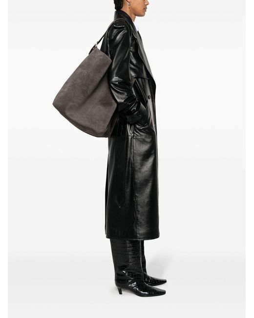 Totême  Brown Leather Belted Tote
