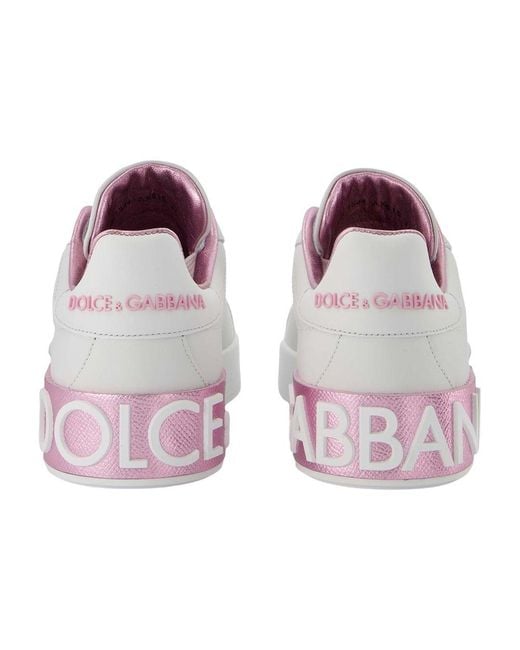 Dolce & Gabbana White Portofino Sneakers