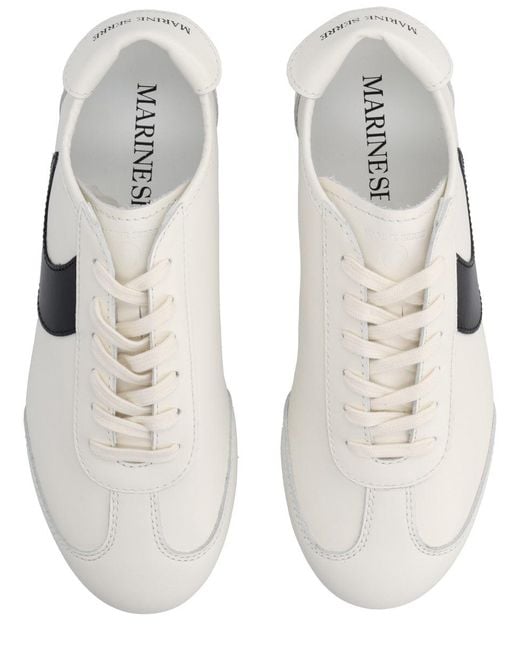 MARINE SERRE White "Astra" Sneaker