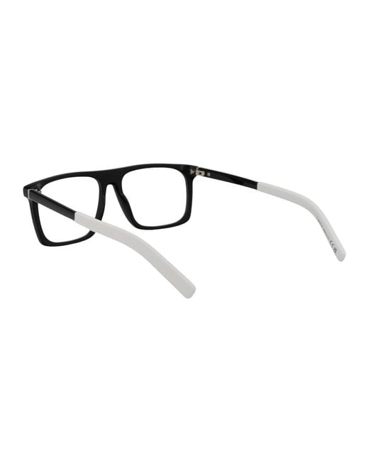 Moncler Black Square Optical Ml5206 001 for men