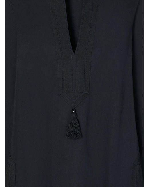 Tory Burch Blue Cotton Tory Tunic