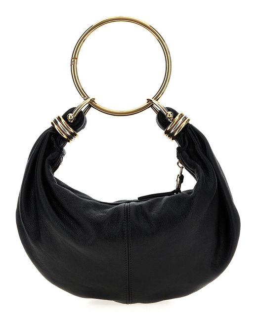 Chloé Black Bracelet Hobo Piccola Hand Bags