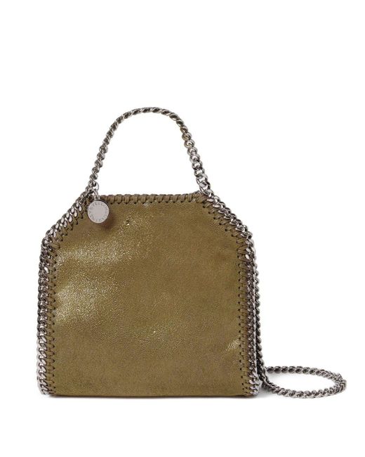 Stella Mc Cartney Falabella Tiny Crossbody Bolse Stella McCartney de color Metallic