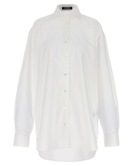Raf Simons White Cotton Poplin Shirt