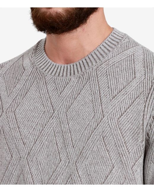 Gran Sasso Gray Sweaters for men