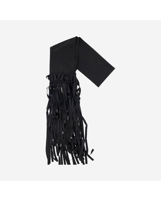 Carven Black Seidenschal