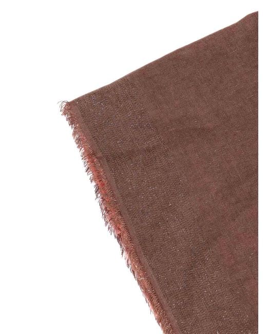 Faliero Sarti Brown Diamante Sfume 135X180 Scarf