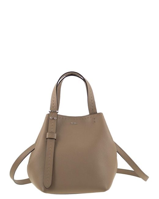 Max Mara Natural Archetipo7 XSV2 Archetipo extra kleiner Ledertasche
