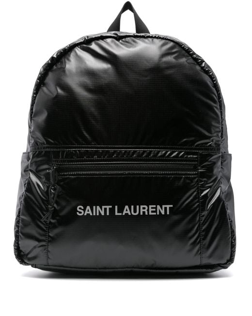 Saint Laurent Black Nuxx Nylon Backpack for men