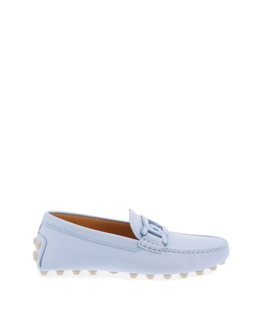 Tod's Gommino Bubble Kate Loafers in het Blue