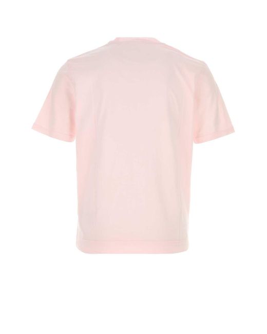 Fedeli Pink T Shirt Mc for men