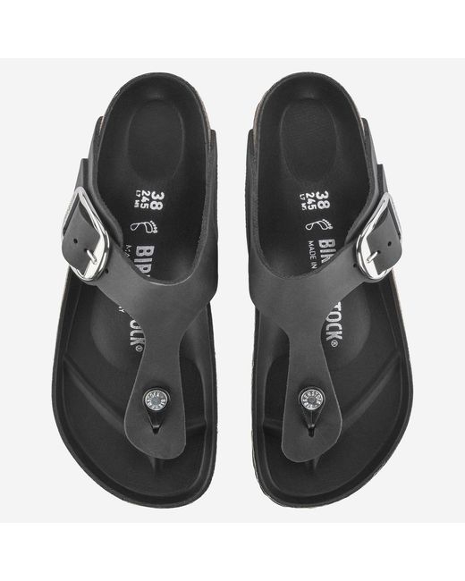 Birkenstock Brown Mules Gizeh Big Buckle