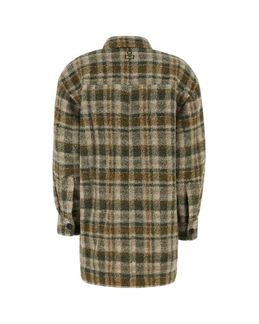 Isabel Marant Green Harveli Coat
