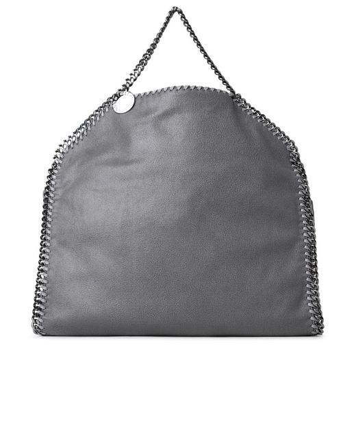 Stella McCartney Stella Mc Cartney Gray Polyester 3 Chain Falabella Bag