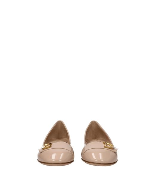 Dior Natural Ballerine Donna Vernice Rosa/Nudo
