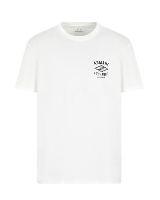 Armani intercambia camisetas y polos beige ARMANI EXCHANGE de hombre de color White