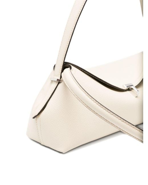 Totême Natural T-Lock Leather Shoulder Bag