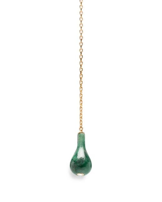 Totême White Jade Drop Necklace