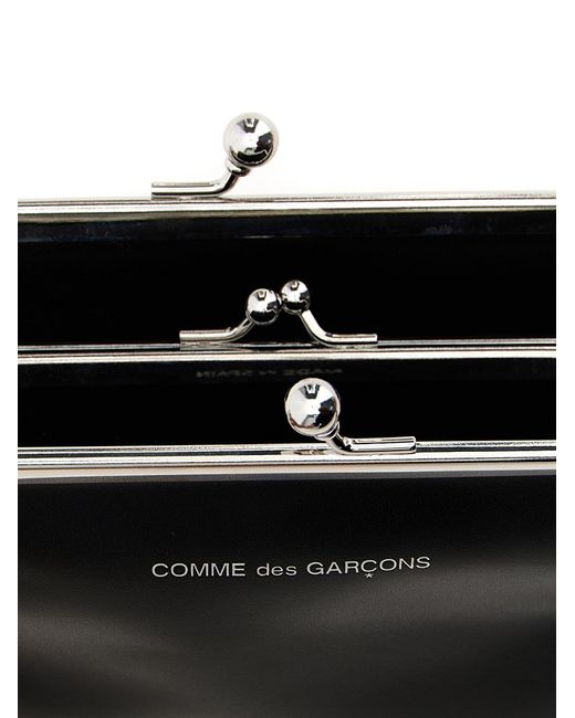 Comme des Garçons Black 'Kiss Clasp' Purse