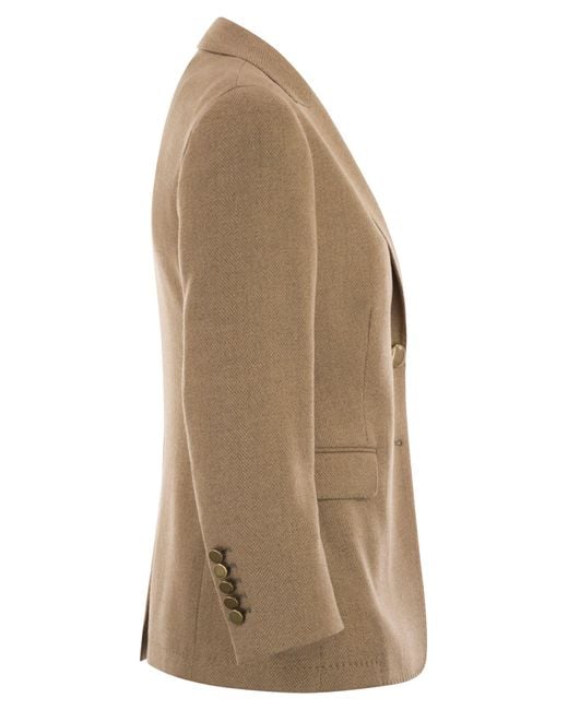 SAULINA Brown Angelica Two Button Blazer