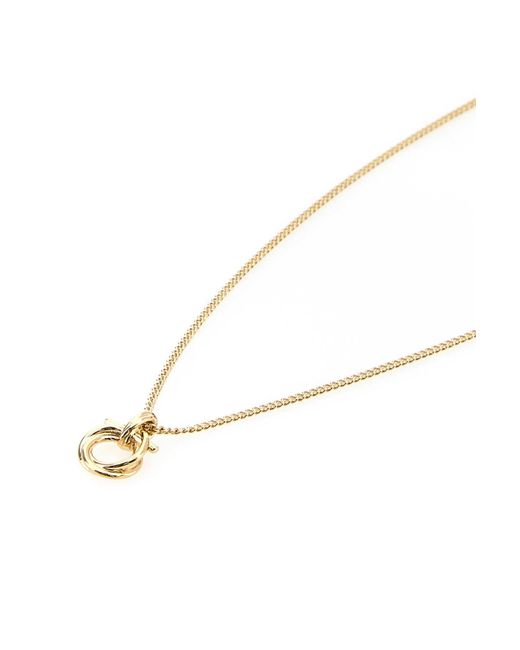 Ferragamo Metallic Salvatore Metal Gancini Necklace