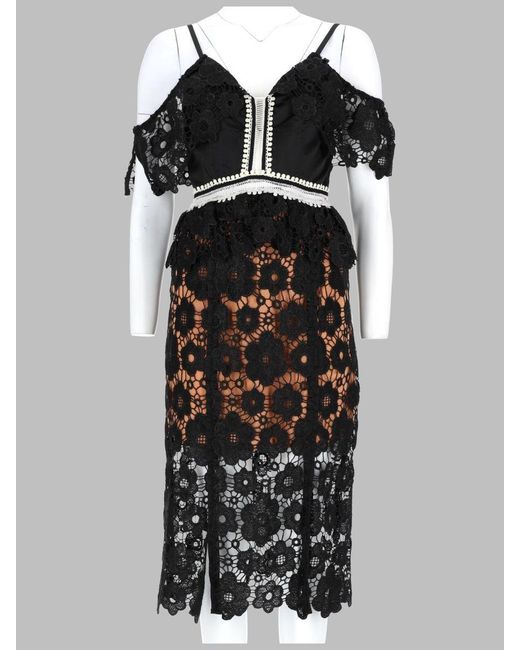 NJ COUTURE Black Abito