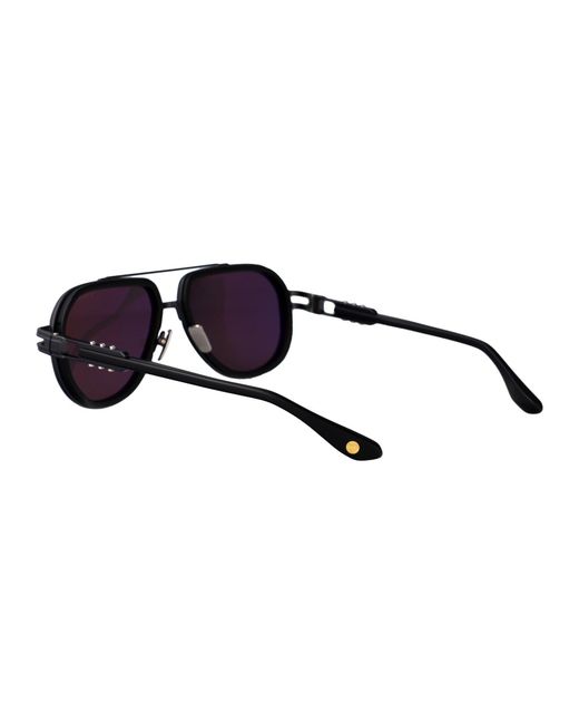 Dita Eyewear Black Aviator Sunglasses Dts441 A 02 02