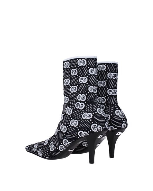 Gucci Blue Boots Fabric for men